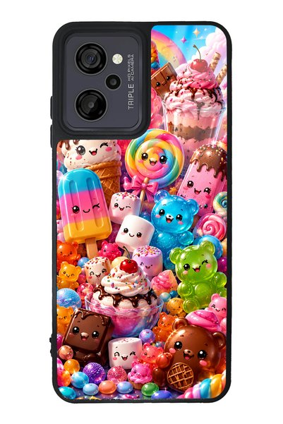 S Mode Casper M45 Kawaii Candy Party Design Glossy Phone Case