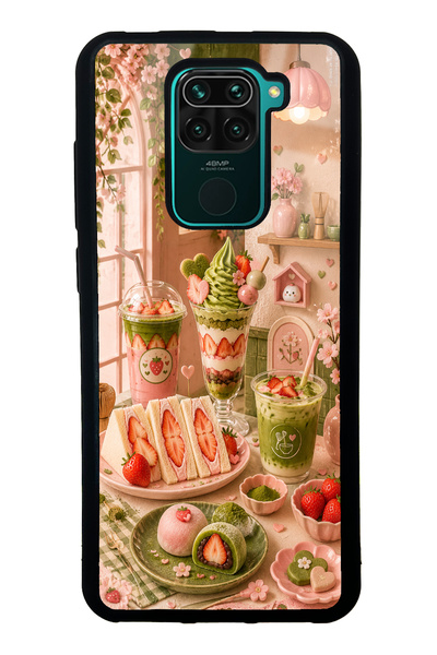 S Mode حافظة هاتف لامعة بتصميم زاوية بيري ماتشا لهاتف Xiaomi Redmi Note 9