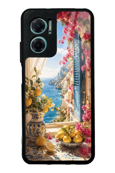 S Mode حافظة هاتف Xiaomi Redmi Note 11E بتصميم دولتشي فيتا أمالفي اللامع