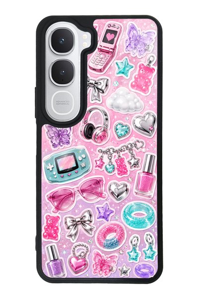 S Mode حافظة هاتف لامعة بتصميم Vivo Y31 Y2K Sticker Dreams