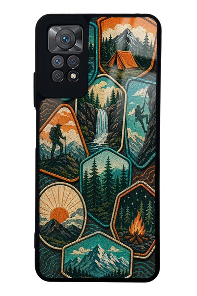 S Mode حافظة هاتف Xiaomi Redmi Note 11 Pro Wild Horizon بتصميم لامع