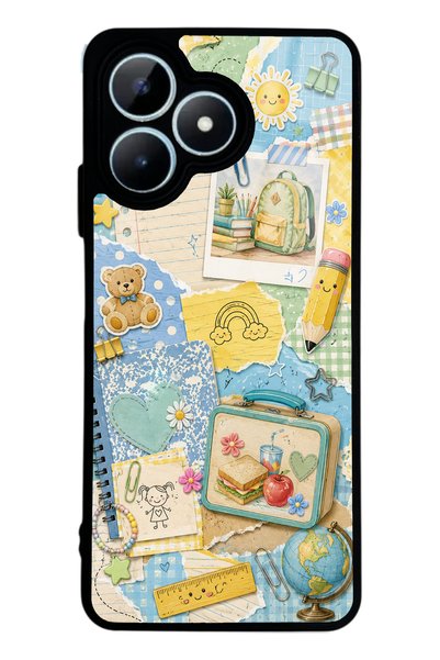 S Mode Realme Note 50 Campus Notes Design Glossy Phone Case