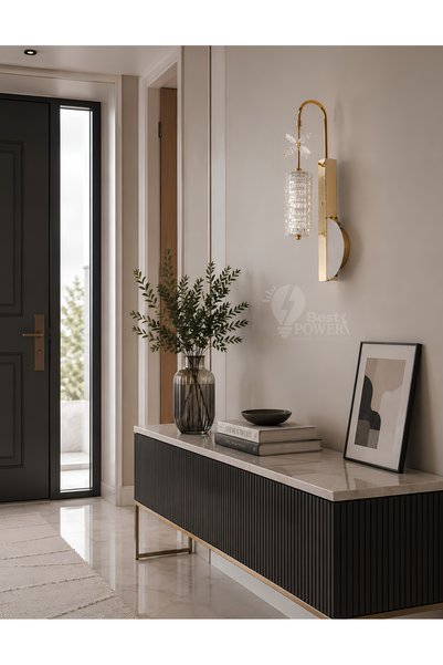 best power 3-Light Gold Led Wall Lighting