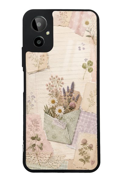S Mode حافظة هاتف لامعة بتصميم Gm 23 SE Wildflower Diary