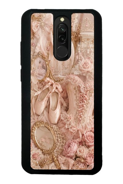 S Mode حافظة هاتف لامعة بتصميم راقص الباليه الملكي لهاتف Xiaomi Redmi 8