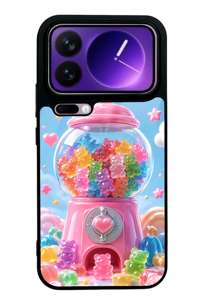 S Mode حافظة هاتف Xiaomi 17 Pro بتصميم Candy Bear Dream لامعة