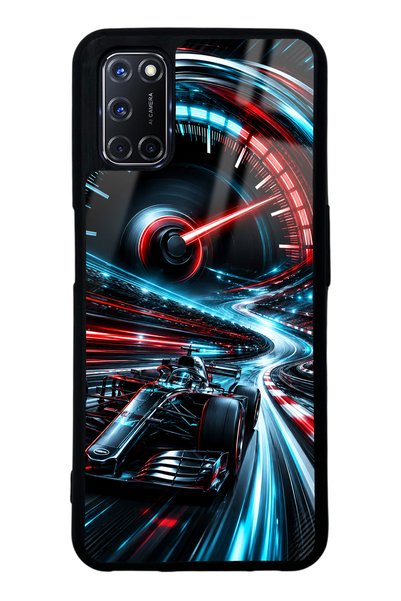 S Mode حافظة هاتف أوبو A52 بتصميم Velocity Pulse لامعة