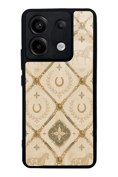 S Mode حافظة هاتف Xiaomi Redmi Note 13 Pro 5G Maison Équestre بتصميم لامع