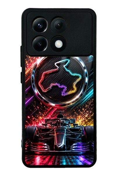 S Mode حافظة هاتف لامعة بتصميم Apex Lights من Xiaomi Poco X6 Pro