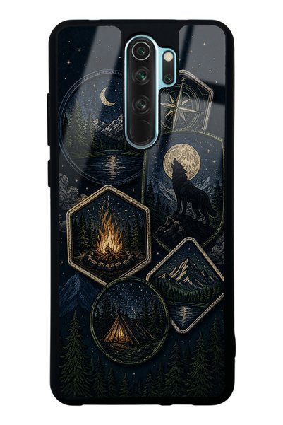 S Mode حافظة هاتف Xiaomi Redmi Note 8 Pro Moonlit Trails بتصميم لامع
