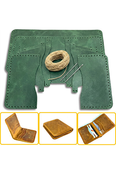 ipekbazaar DIY Dara Leather Wallet Making Kit, DIY Handmade Wallet Card Holde...