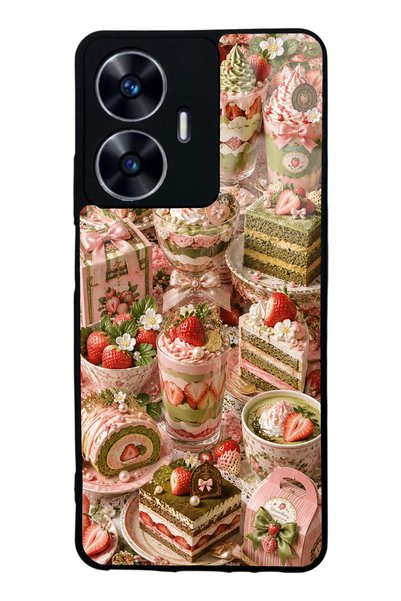 S Mode Realme C55 Sweet Matcha Bakery Design Glossy Phone Case