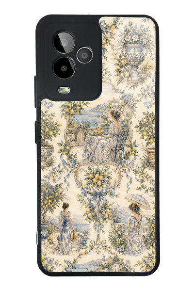 S Mode حافظة هاتف لامعة بتصميم Gm 24 Pro Positano Toile