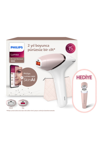 Philips Lumea 9900 Serisi BRI950/02 Yüz Epilatör Cihazı Hediyeli SET ,Vücut v...