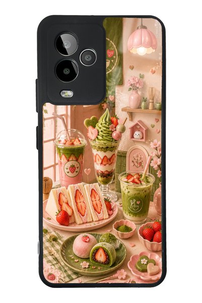 S Mode حافظة هاتف لامعة بتصميم Gm 24 Pro Berry Matcha Corner