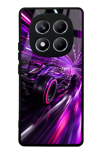 S Mode غطاء هاتف لامع بتصميم كوانتم درايف لهاتف شاومي ريدمي نوت 14 برو 4G