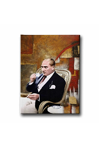 enmalife Portret decorativ de Ataturk, pictură pe pânză pentru perete
