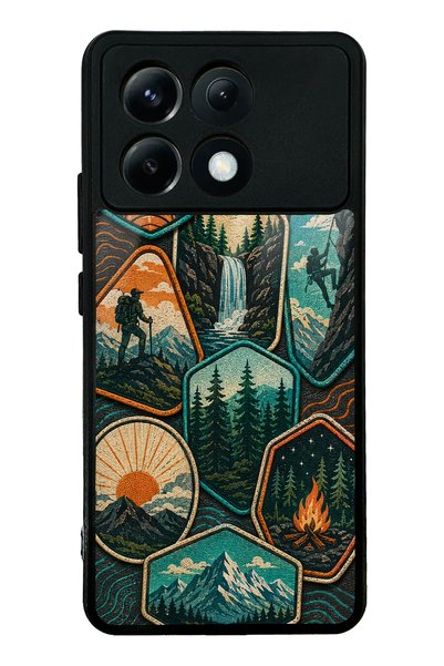 S Mode حافظة هاتف Xiaomi Poco X6 Pro Wild Horizon بتصميم لامع