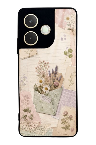S Mode حافظة هاتف لامعة بتصميم Wildflower Diary لهاتف Oppo A5 Pro