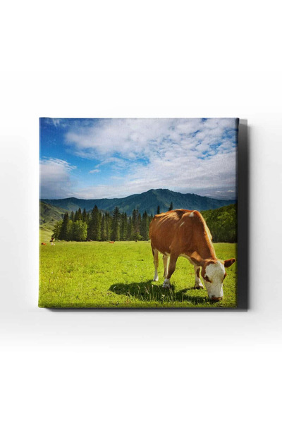 enmalife Cow Decorative Canvas Wall Painting