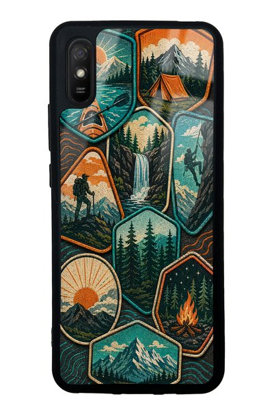 S Mode حافظة هاتف Xiaomi Redmi 9A Wild Horizon بتصميم لامع