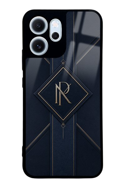 S Mode غطاء هاتف أوبو رينو 14F بتصميم فاخر لامع من ميدنايت بريستيج