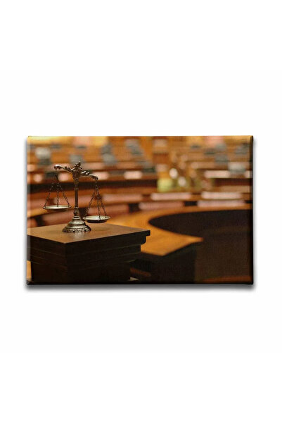 enmalife Tablou decorativ de perete din pânză Balanța Justiției