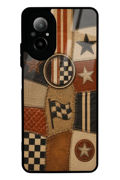 S Mode Realme 12 Lite Racing Leather Club Design Glossy Phone Case