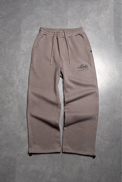 UKHWD SUPPLY Reflektor Logo Stoperli Stone Wide Leg Men's Sweatpants