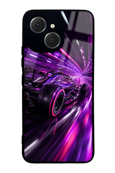 S Mode غطاء هاتف لامع بتصميم كوانتوم درايف لهاتف تكنو سبارك 40 سي