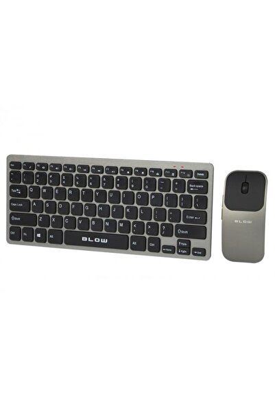 Blow Set tastatură și mouse wireless, Blow, 1200 DPI, Negru/Argintiu