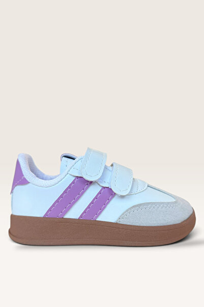 Liger Pantofi sport pentru copii, unisex, cu velcro, confortabili, usori, ALB...