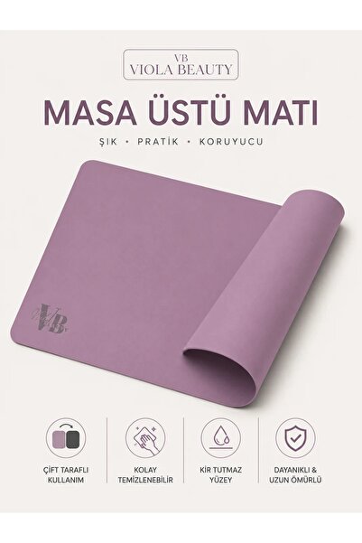 VB VIOLA BEAUTY MASA ÜSTÜ MATI - (35x60 cm ) -(masa üstü için çift yönlü mous...