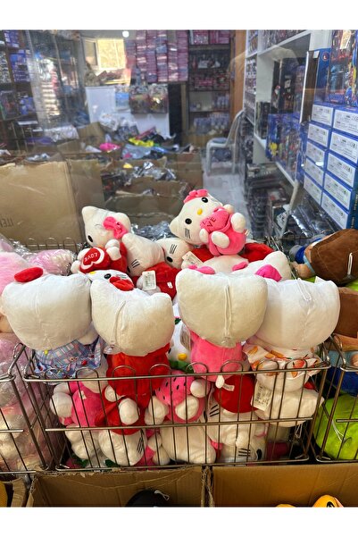 Genel Markalar Hello Kity İthal Peluş Oyuncak Hediyelik 22 Cm