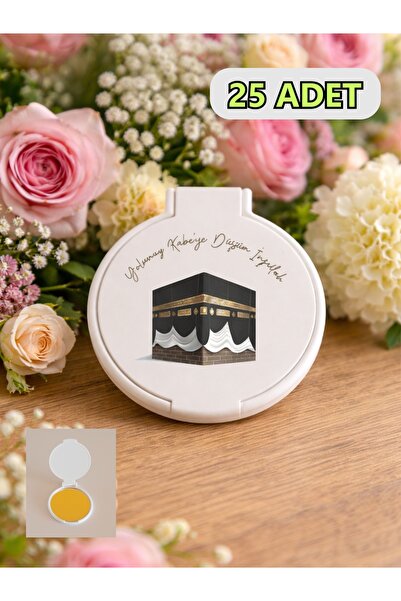 Kabe Hediyelik Ayna, Hac Dönüşü Dağıtmalık Hediye, Umre Hatırası (25 ADET)