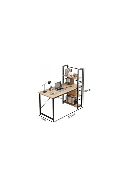 Rebiko LOFT MODERN RAFLURI METALICE BIROU CALCULATOR MARO DESCHIS