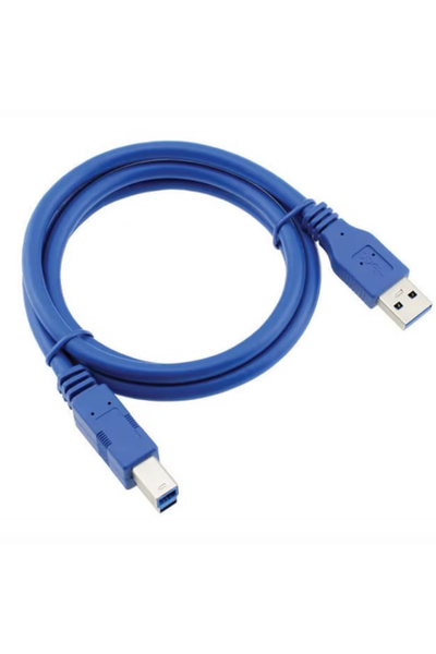 Alfais 4773 Usb 3.0 To Type B Erkek Yazıcı Kablosu 5Gbps Printer Ara Data Kablo 3m
