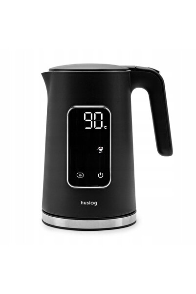 Huslog Fierbător electric SmartHeatTouch HUS1038, 1.7 l, 2200 W, Negru