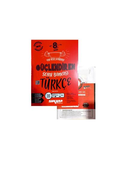 Ankara Yayıncılık ANKARA YAYINLARI 8.SINIF GÜÇLENDİREN TÜRKÇE SORU BANKASI+GÜ...