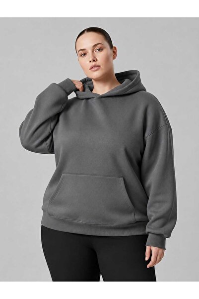 BENROMA 3 Yarn Combed Cotton Plus Size Unisex Sweatshirt Df2