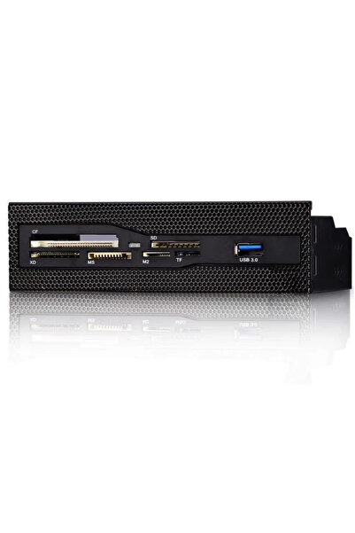Alfais 6087 Usb 3.0 Ön Panel 5.25 inç Dahili Kart Okuyucu Cf Sd Tf Ms M2 Xd Çoklu Medya