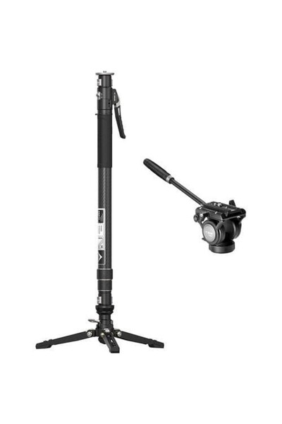 ulanzi YC Onion Pineta Pro Karbon Fiber & FH60S Video Fluid Kafa Monopod Kit