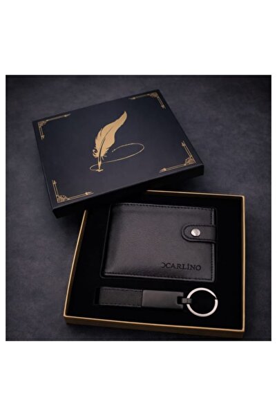 Generic Brand Black Wallet and Keychain