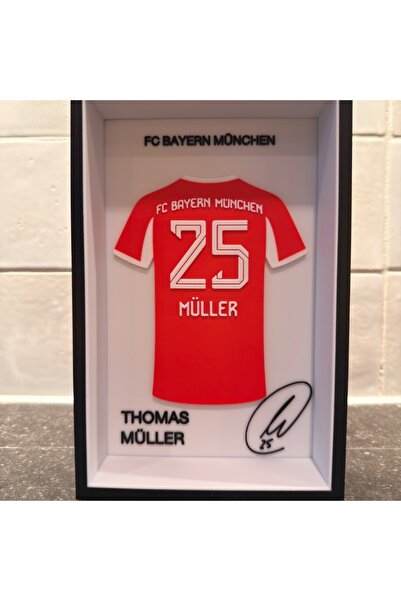 Genel Markalar Thomas Müller FC Bayern München Özel Tasarım 3 Boyutlu (3D) Pr...