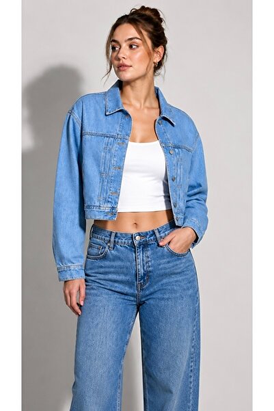 Tepa Kadın Kot Denim Ceket