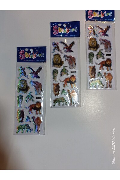 STICKER'S Colorful Sticker 3 Pieces