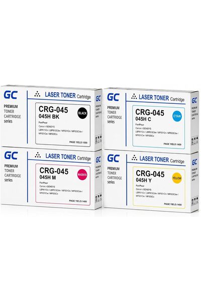Generic CRG-045 Compatible Toner Full Combo Set (CRG-045) for Canon imageCLAS...