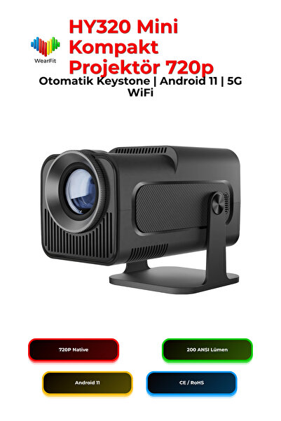 AMAX HY320 MİNİ PROJEKSİYON (720p)