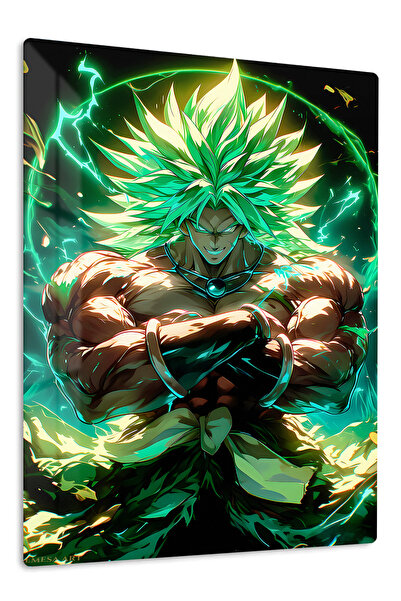 Emesa Art Broly Legendary Super Saiyan Anime Metal Wall Art