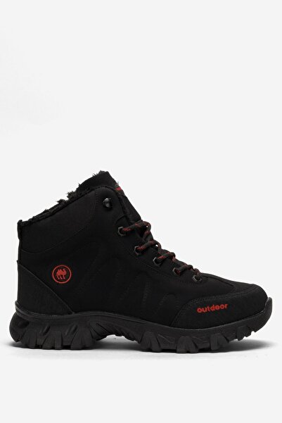 Jagulep Unisex Soğuk Geçirmez Uzun Outdoor Trekking Bot SİYAH